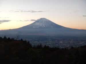 Mt.Fuji up close at dusk